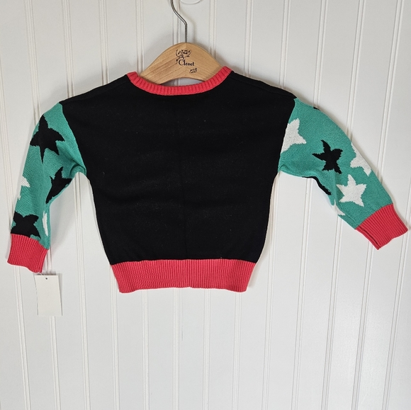 NWT Disney Minnie Mouse Toddler Girls Christmas Sweater PLEASE LOOK AT SIZE PICS - Picture 3 of 11